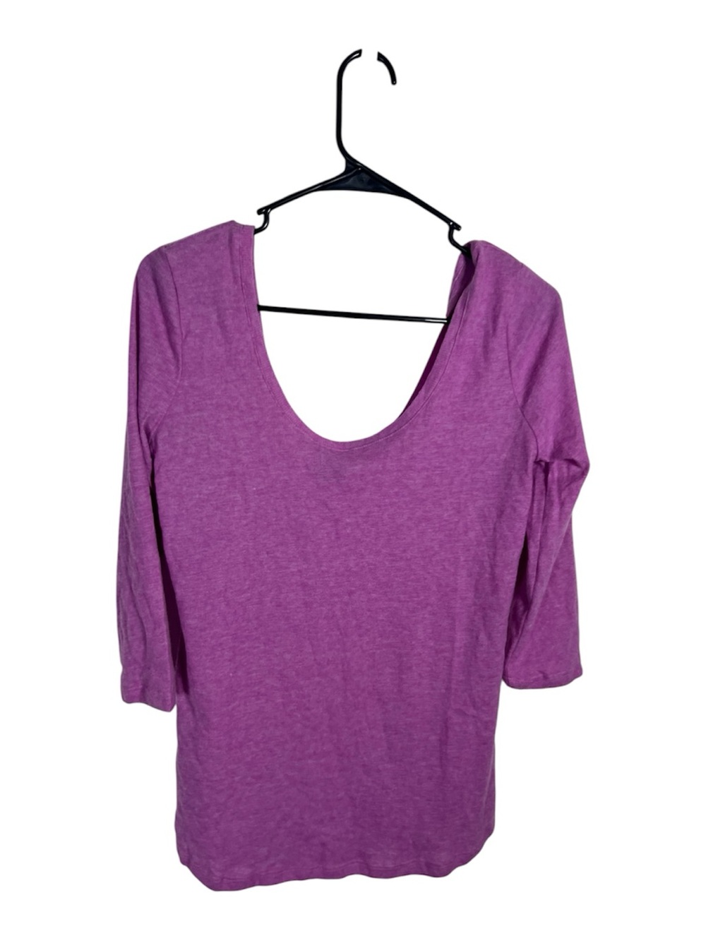 BDG Purple Scoop Neck Long Sleeve Top Size M